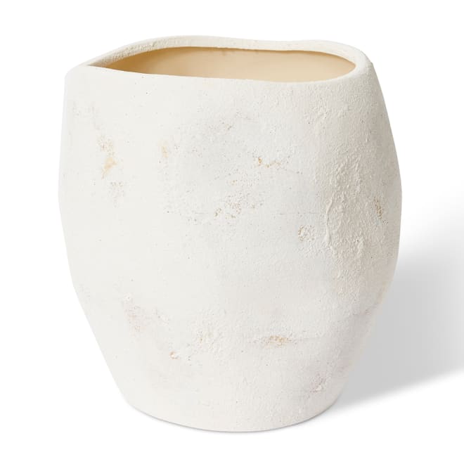 Malie Pot - White, 32cm (H)