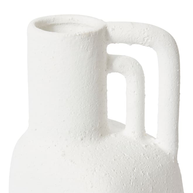 Arieta Vase - White, 21cm (H)