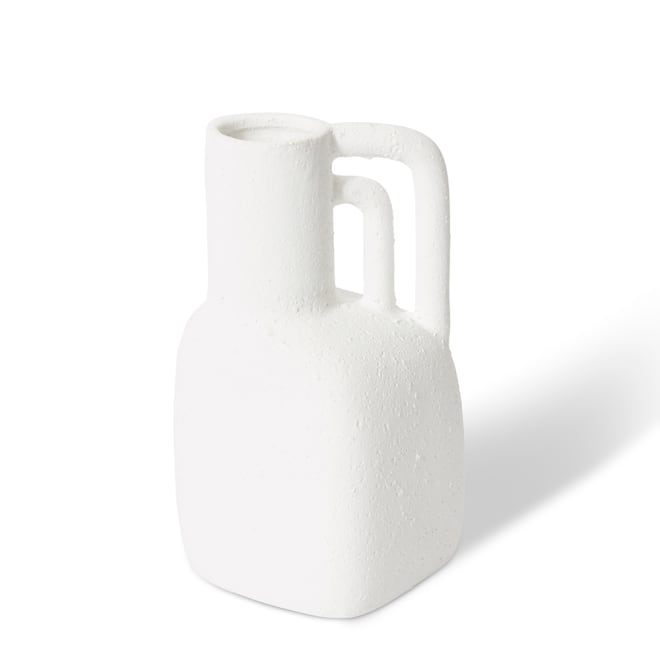 Arieta Vase - White, 21cm (H)