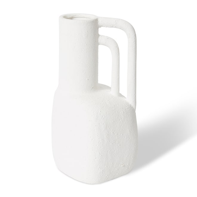 Arieta Vase - White, 30cm (H)