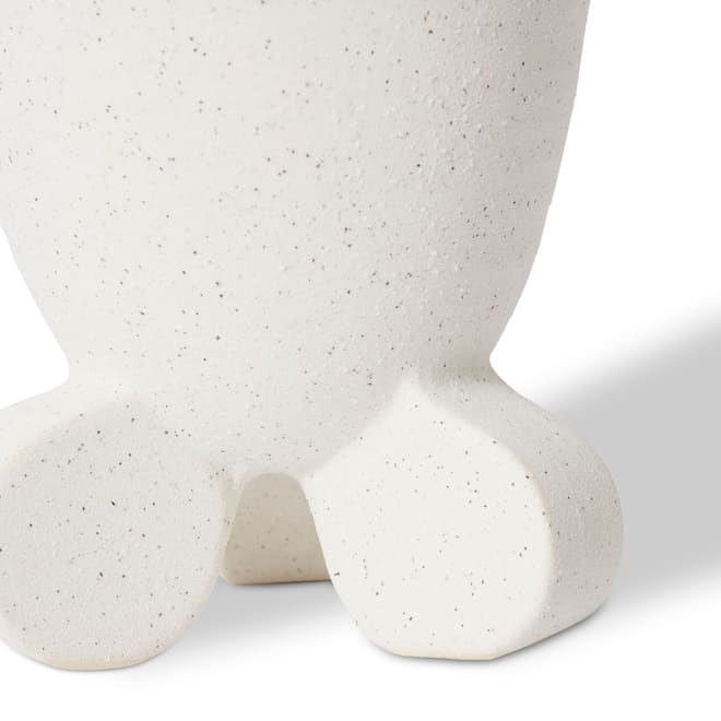 Martine Vase - White, 20cm (H)