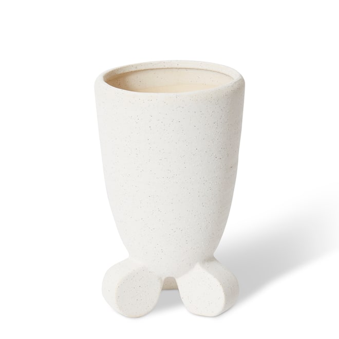 Martine Vase - White, 20cm (H)