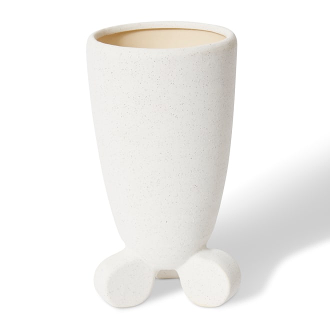 Martine Vase - White, 26cm (H)