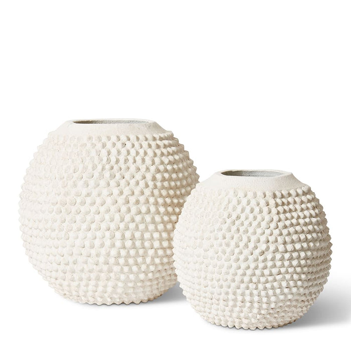 Gezani Pot - Cream, 28cm (H)