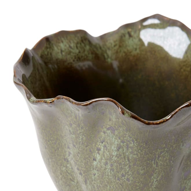 Julia Vase - Green, 21cm (H)