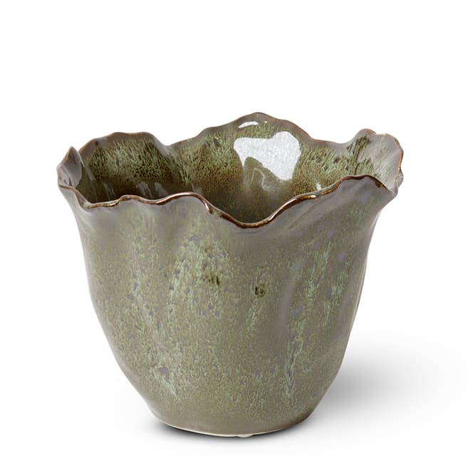 Julia Vase - Green, 21cm (H)