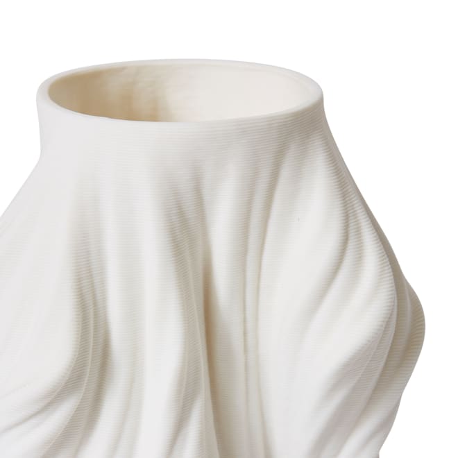 Blanca Vase - White, 22cm (H)