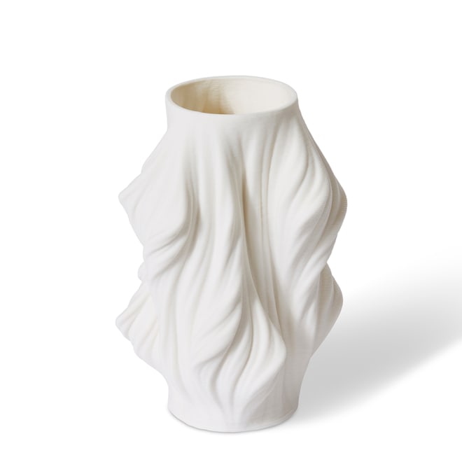 Blanca Vase - White, 22cm (H)