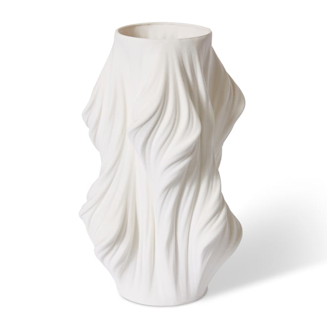 Blanca Vase - White, 41cm (H)