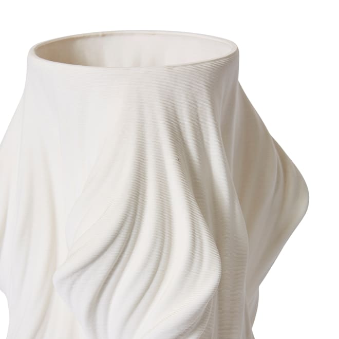 Blanca Vase - White, 41cm (H)
