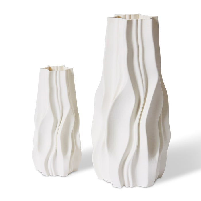 Adria Vase - White, 46cm (H)