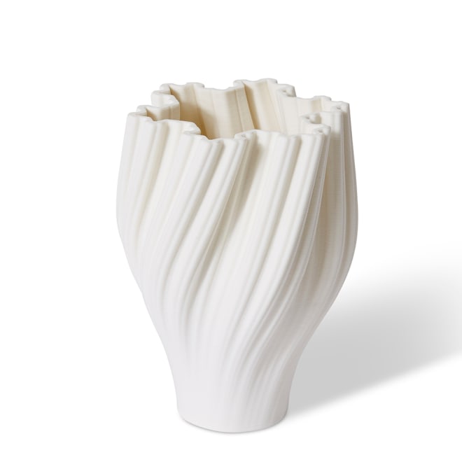 Avalon Vase - White, 20cm (H)
