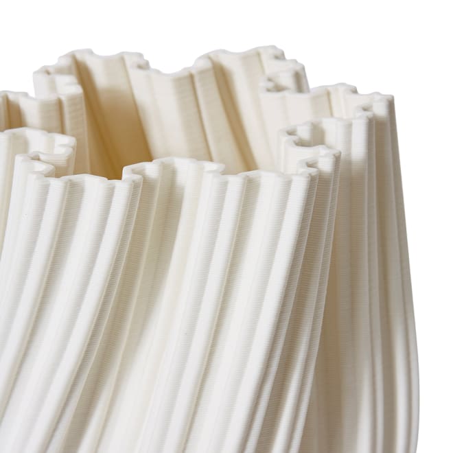 Avalon Vase - White, 38cm (H)