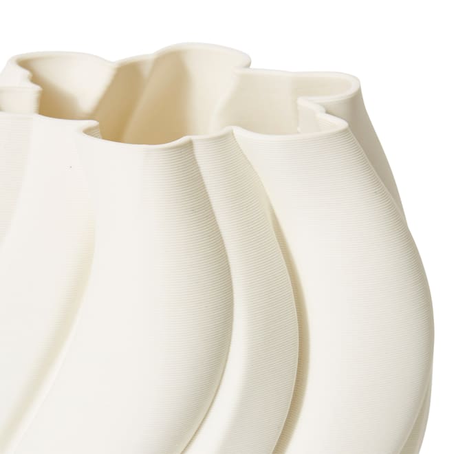 Clover Vase - White, 26cm (H)