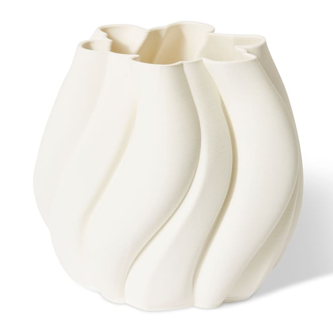 Clover Vase - White, 26cm (H)