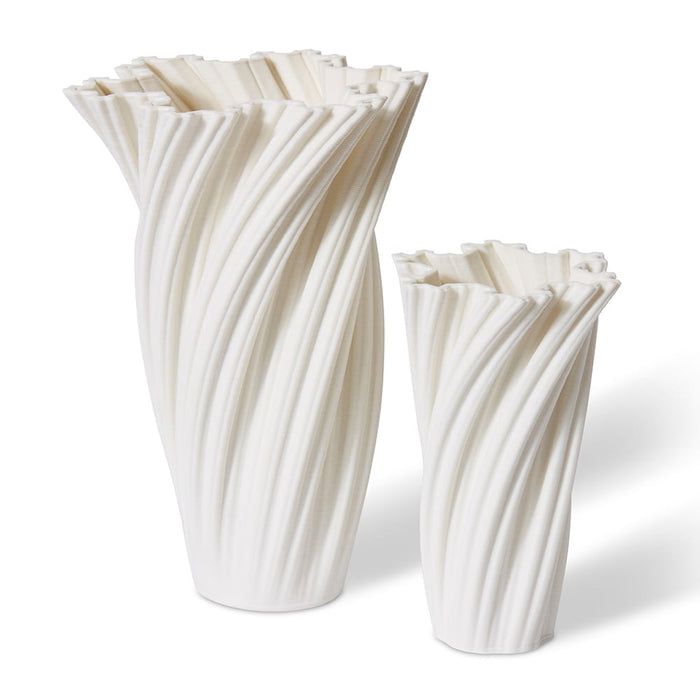 Molly Vase - White, 22cm (H)