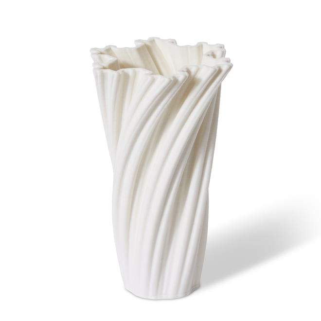 Molly Vase - White, 22cm (H)