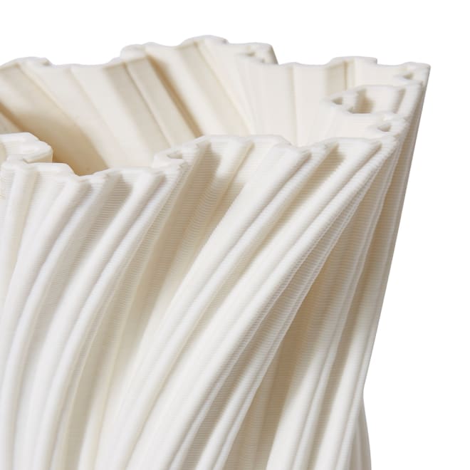 Molly Vase - White, 30cm (H)