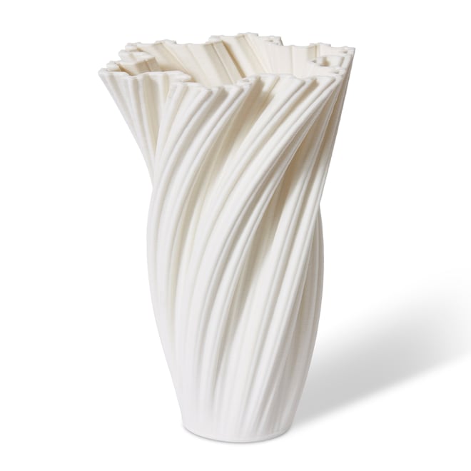 Molly Vase - White, 30cm (H)