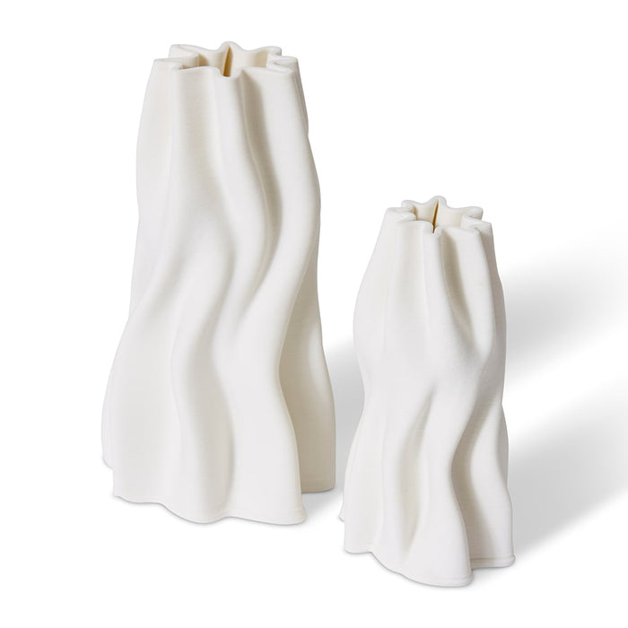 Pippa Vase - White, 22cm (H)