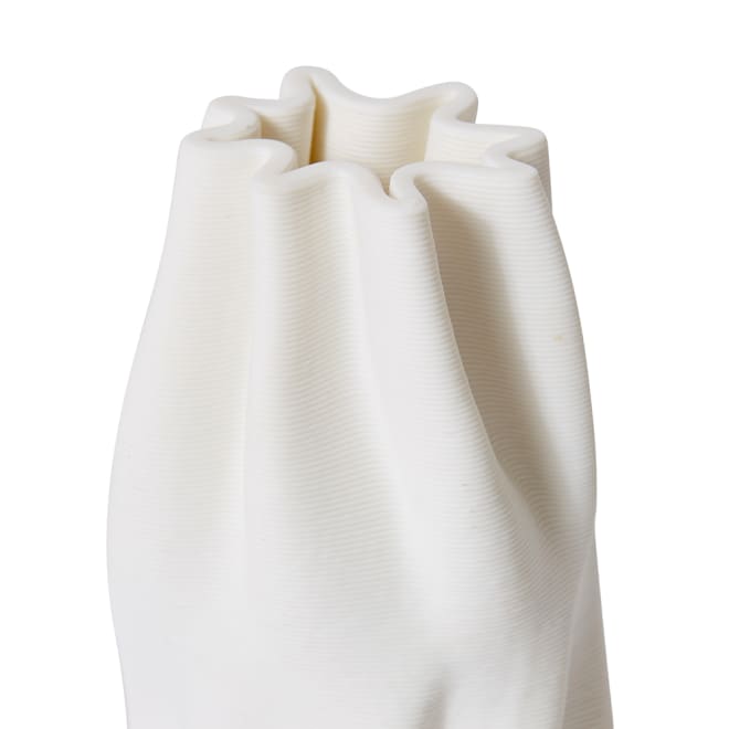 Pippa Vase - White, 17cm (H)