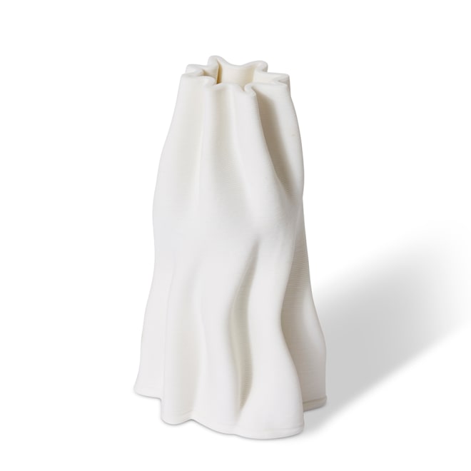 Pippa Vase - White, 17cm (H)