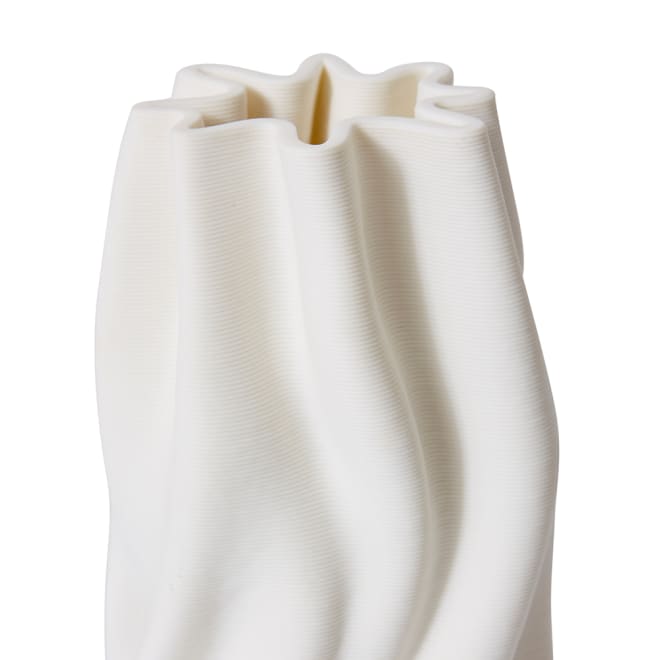 Pippa Vase - White, 22cm (H)