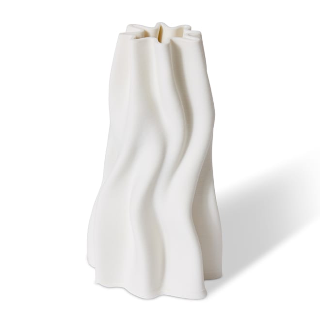 Pippa Vase - White, 22cm (H)