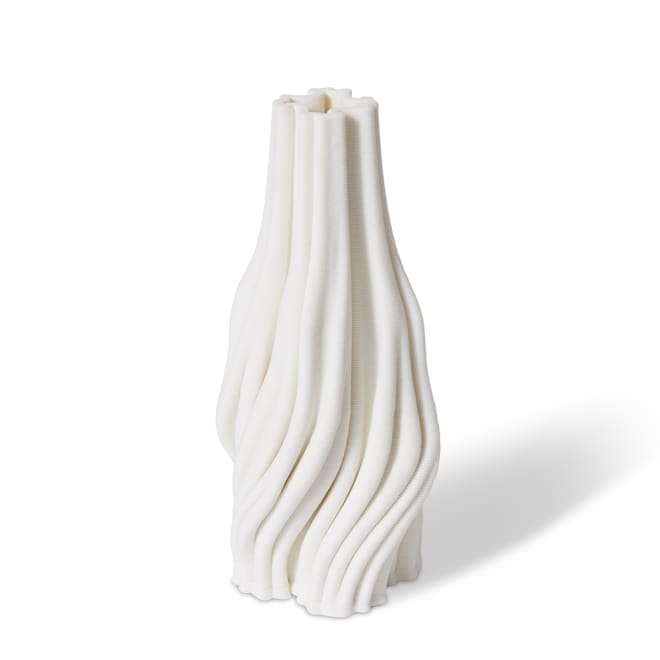 Roxy Vase - White, 20cm (H)