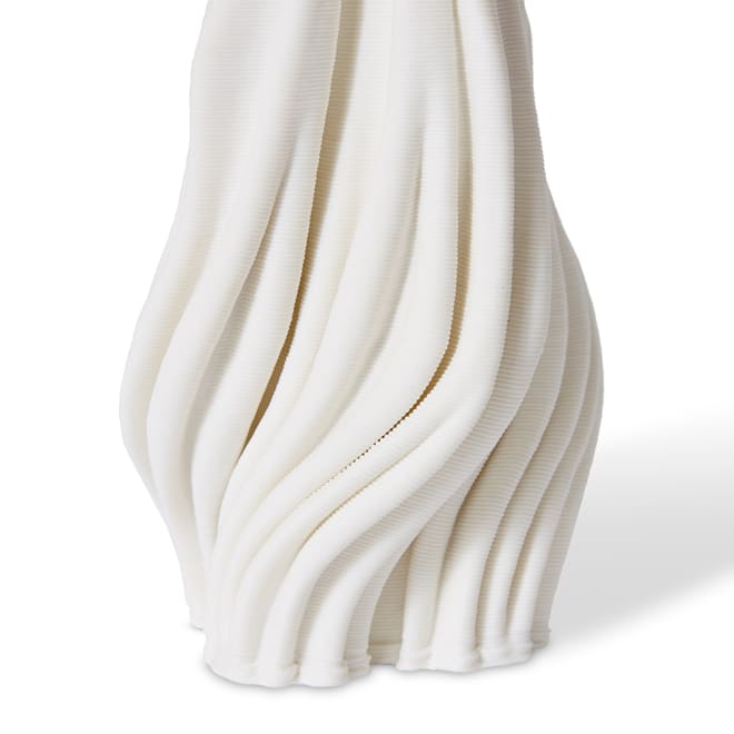 Roxy Vase - White, 25cm (H)