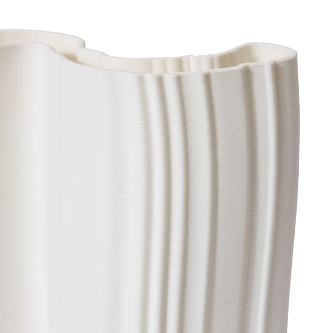 Emmy Vase - White, 31cm (H)