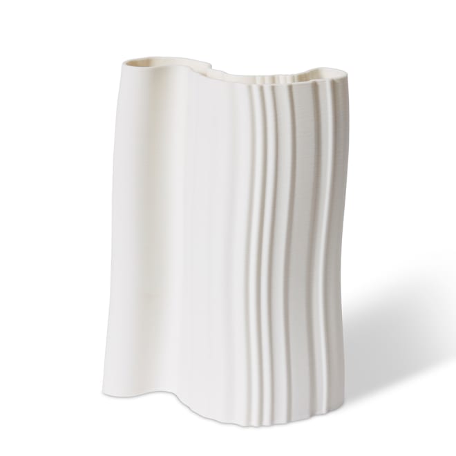 Emmy Vase - White, 31cm (H)