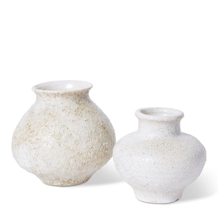 Gugu Neck Vase - White, 11cm (H)