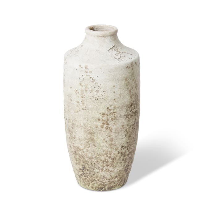 Lulama Vase - Stone/Moss, 31cm (H)