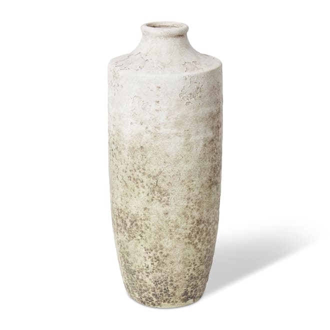 Lulama Vase - Stone/Moss, 42cm (H)