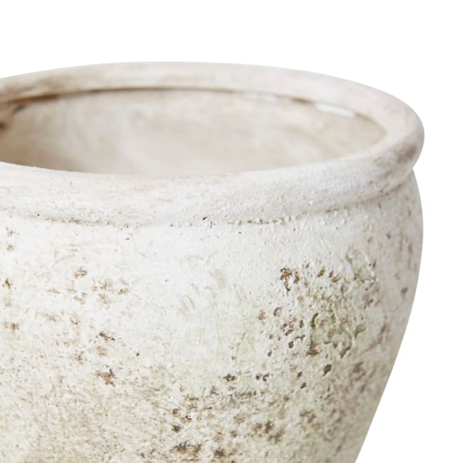 Lulama Pot - Stone/Moss, 12cm (H)