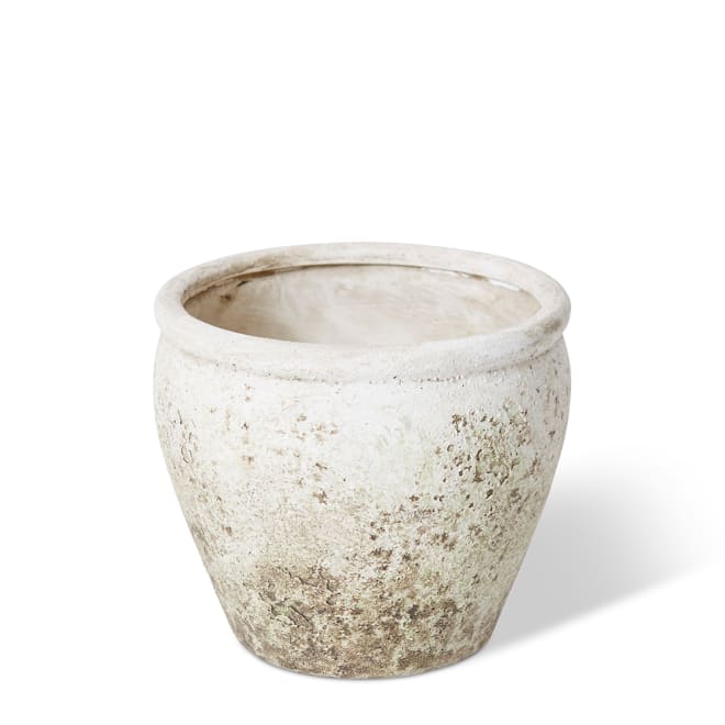 Lulama Pot - Stone/Moss, 12cm (H)