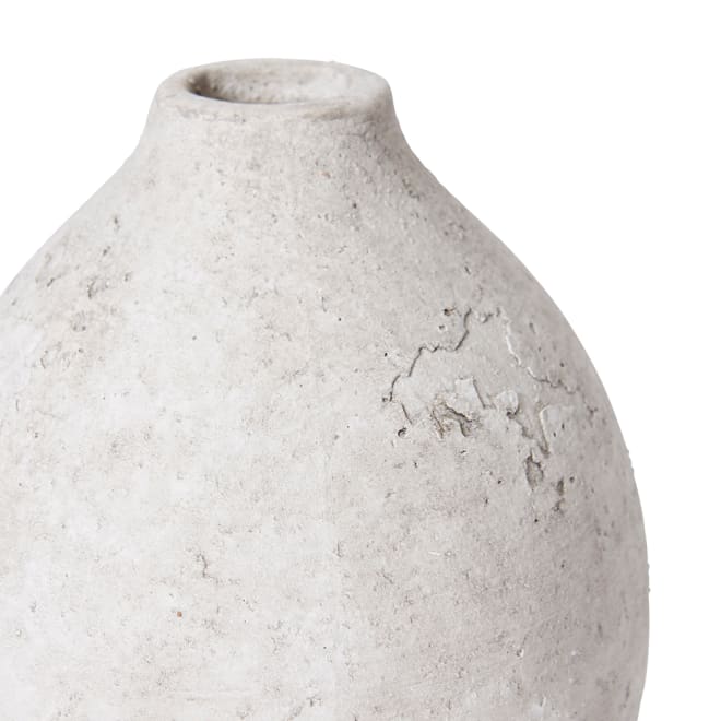 Joeli Bottle Vase - Stone, 13cm (H)