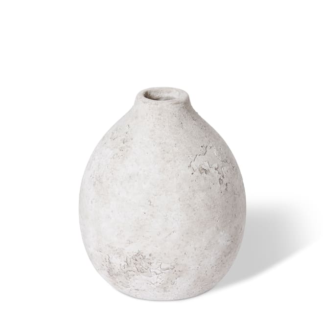 Joeli Bottle Vase - Stone, 13cm (H)