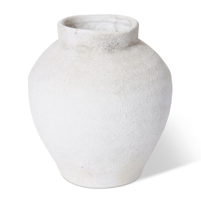 Fikile Vase - White, 18cm (H)