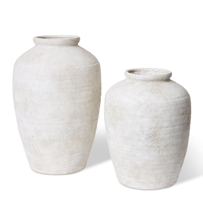 Joeli Urn Vase - Stone, 40cm (H)