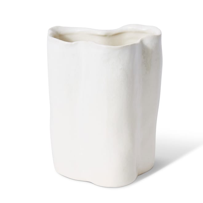 Kimani Vase - Ivory, 19cm (H)