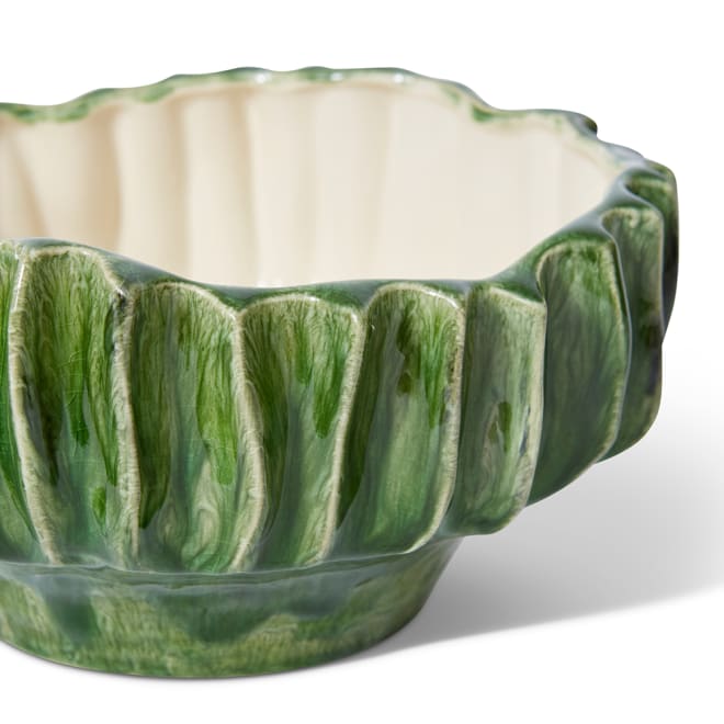 Alberto Bowl - Green, 12cm (H)