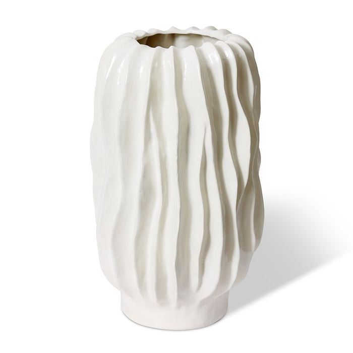 Alberto Giant Tall Pot - Ivory, 61cm (H)