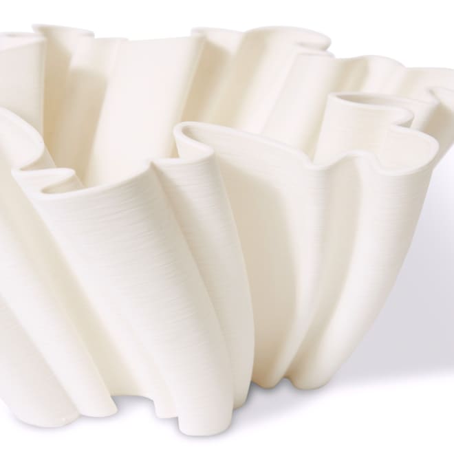 Chloe Vase - White, 15cm (H)