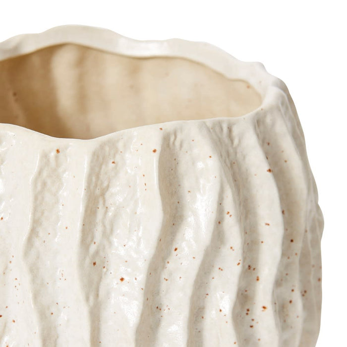 Genet Pot - White, 16cm (H)