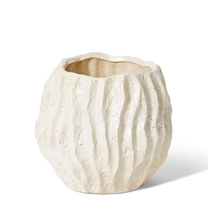 Genet Pot - White, 16cm (H)