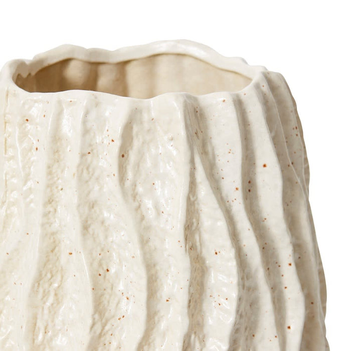 Genet Vase - White, 37cm (H)