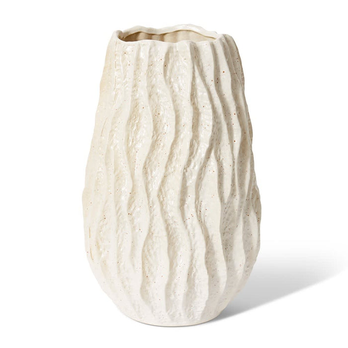 Genet Vase - White, 37cm (H)
