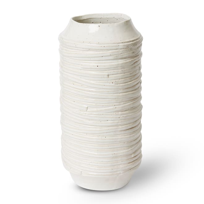 Ellema Vase - White, 41cm (H)